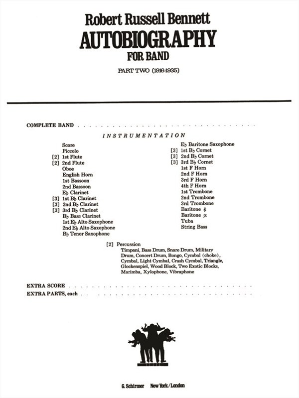 Autobiography For Pt2 Sc Band