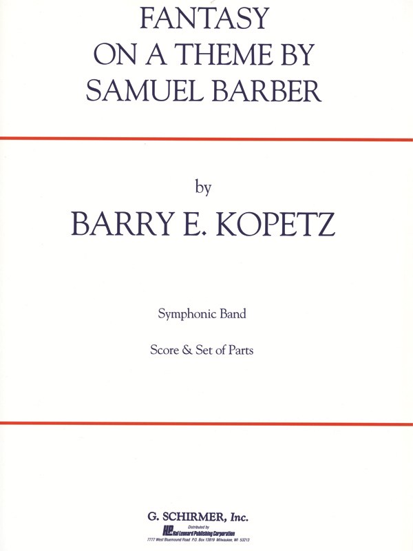 Fantasy on a Theme by Samuel Barber (ov. to The School for Scandal)