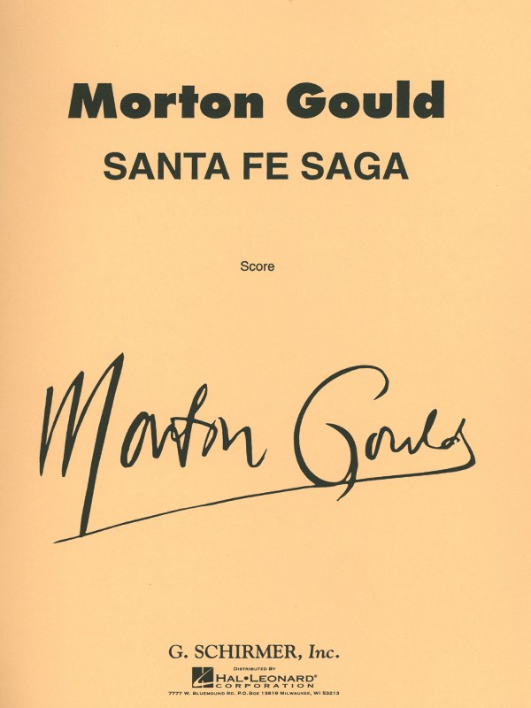 Santa Fe Saga For Concert Band Full Score