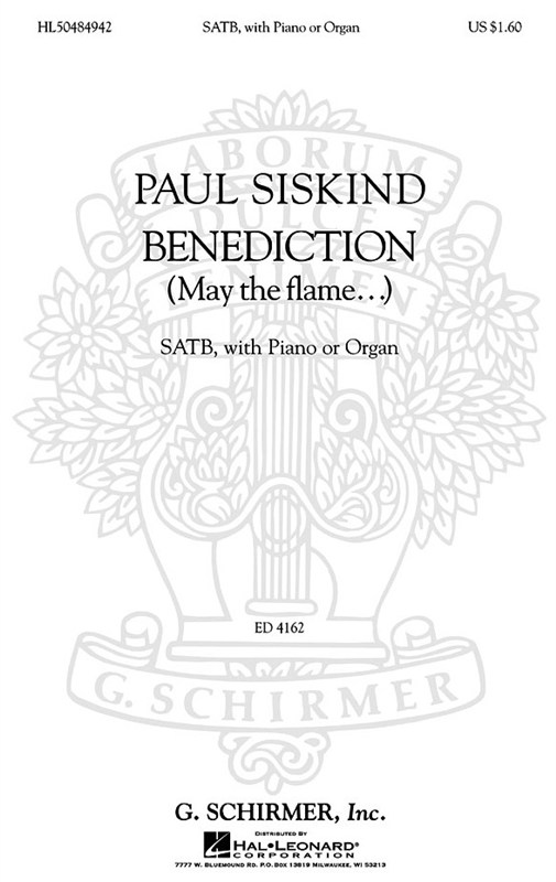 Paul Siskind: Benediction (May The Flame...)