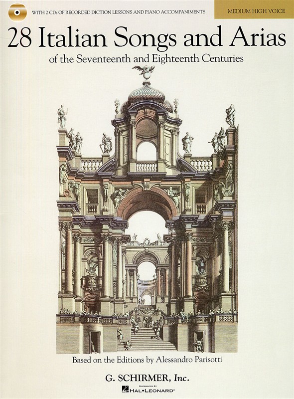 28 Italian Songs And Arias Of The 17th And 18th Centuries - Medium High Voice (Book/2 CDs)