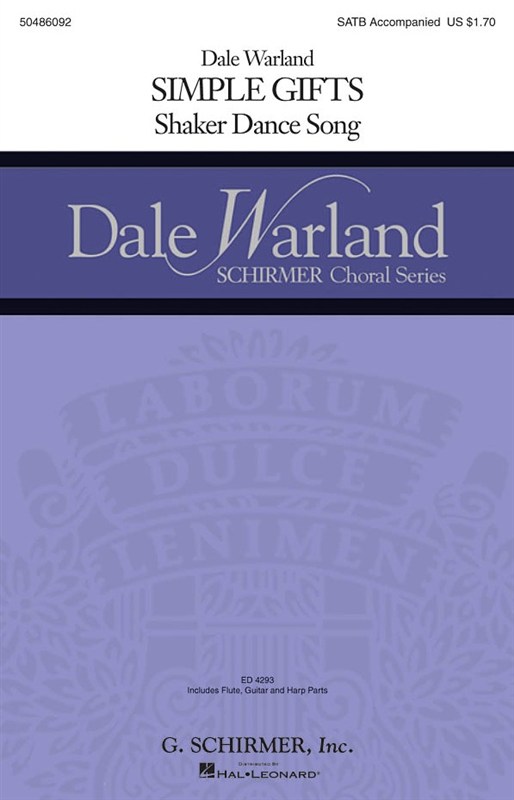 Arr. Dale Warland: Simple Gifts