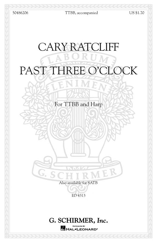 Arr. Cary Ratcliff: Past Three O'Clock