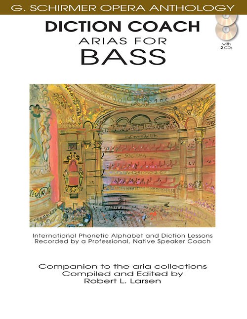 Schirmr Opera Anth Dicton Bass Bk/Cd