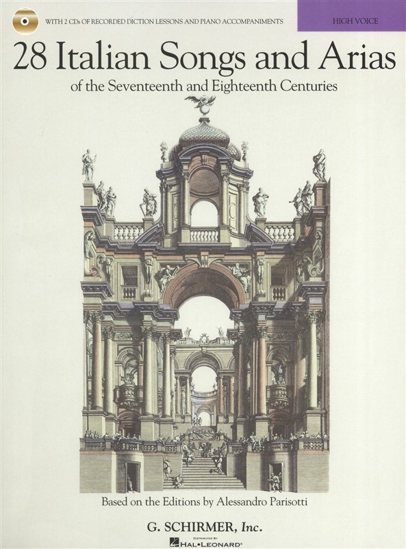 28 Italian Songs And Arias Of The 17th And 18th Centuries - High Voice (Book/2 CDs)