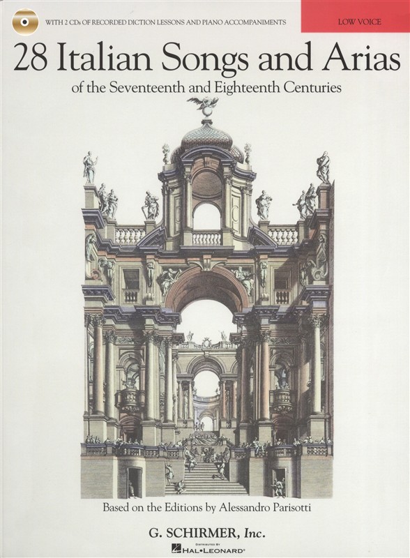 28 Italian Songs And Arias Of The 17th And 18th Centuries - Low Voice (Book/2 CDs)