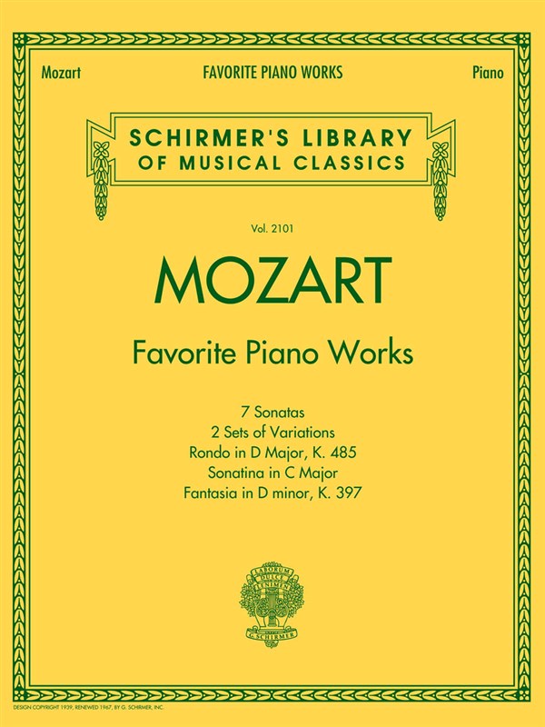 Mozart: Favorite Piano Works