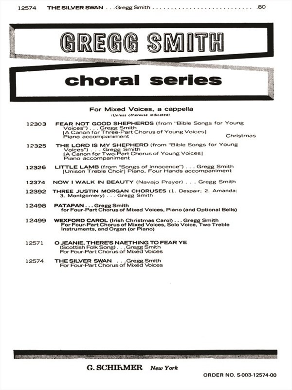 Silver Swan A Cappella