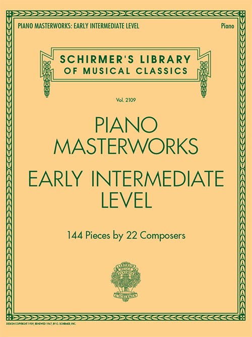 Schirmer's Library Of Musical Classics Volume 2109: Piano Masterworks – Early Intermediate Level