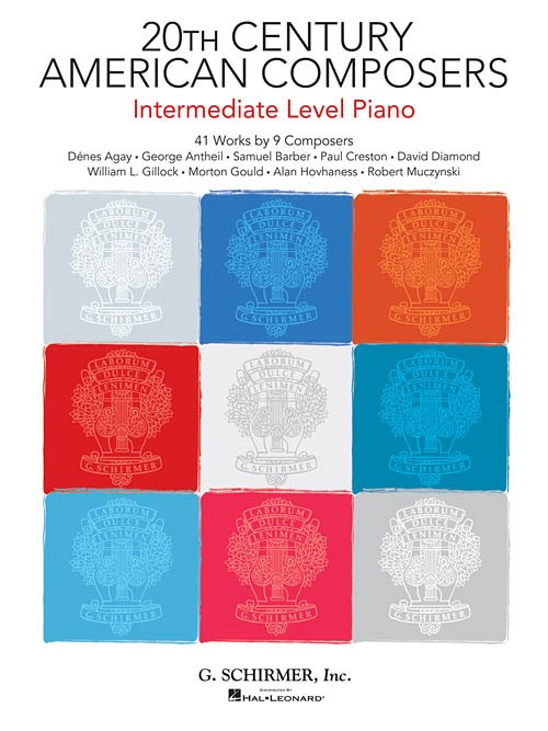 20th Century American Composers – Intermediate Level Piano