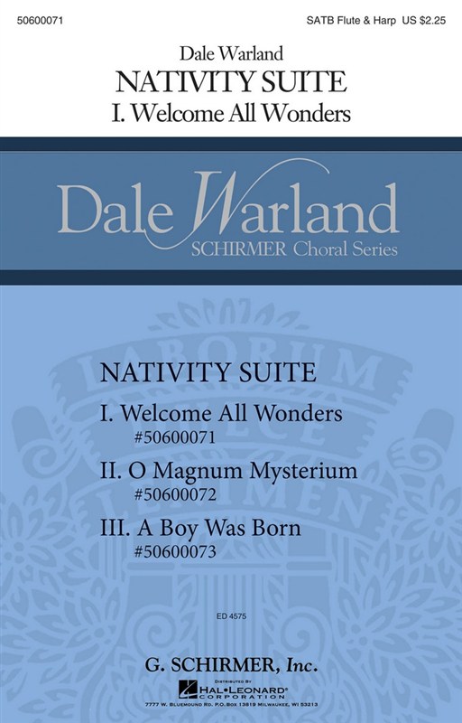 Dale Warland: Welcome All Wonders