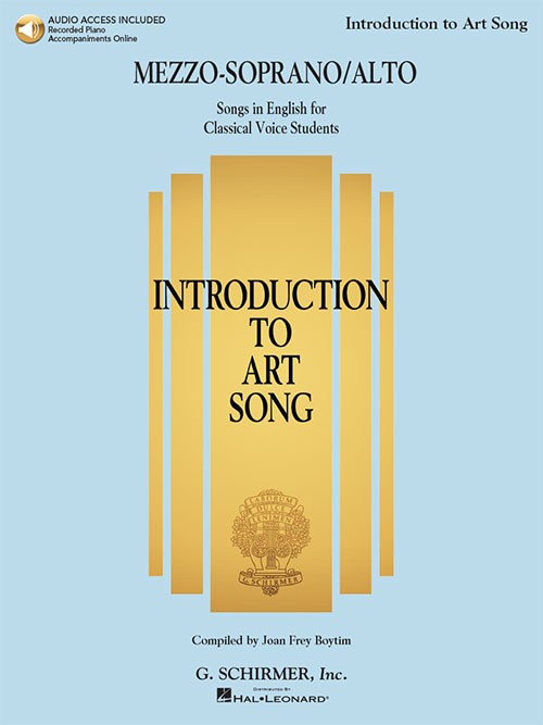 Introduction To Art Song For Mezzo-Soprano/Alto (Book/Online Audio)