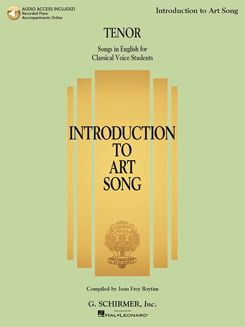 Introduction To Art Song For Tenor (Book/Online Audio)