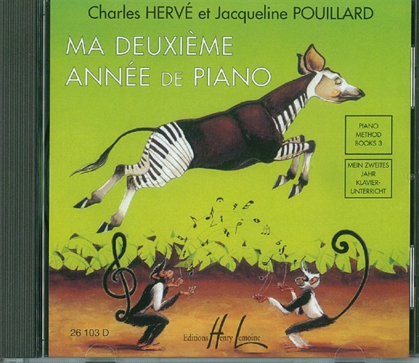 HERVE/POUILLARD MEIN ZWEITES JAHR KLAVIERUNTERRICHT PF CD ONLY