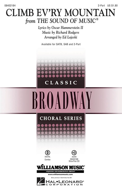 Richard Rodgers/Oscar Hammerstein: Climb Ev'ry Mountain (The Sound Of Music) - SA/Piano