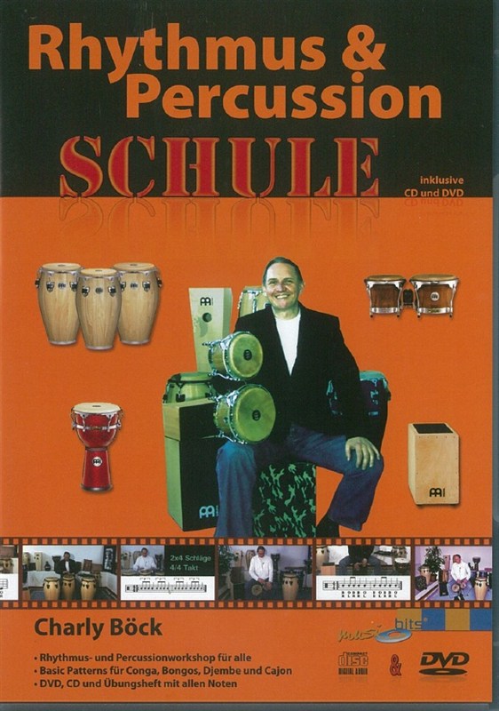Charly Bock: Rhythmus & Percussion Schule (CD und DVD)