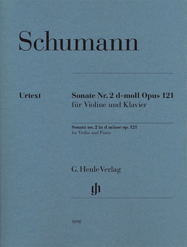Robert Schumann: Violin Sonata No.2 In D Minor Op.121 (Urtext)