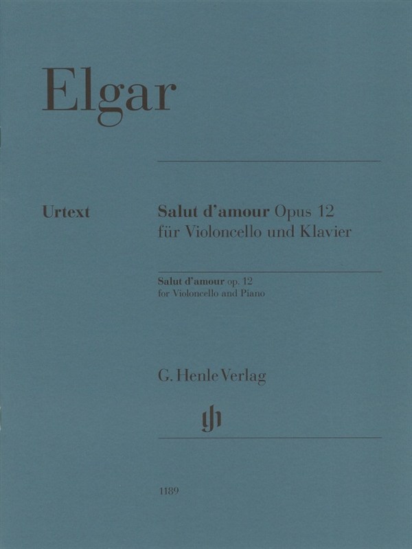 Edward Elgar: Salut d'Amour Op. 12 For Violoncello And Piano
