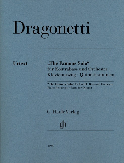 Domenico Dragonetti: The Famous Solo - Für Kontrabass Und Orchester