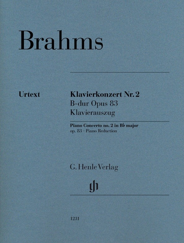Johannes Brahms: Klavierkonzert Number 2 B Dur Op.83 - Klavierauszug