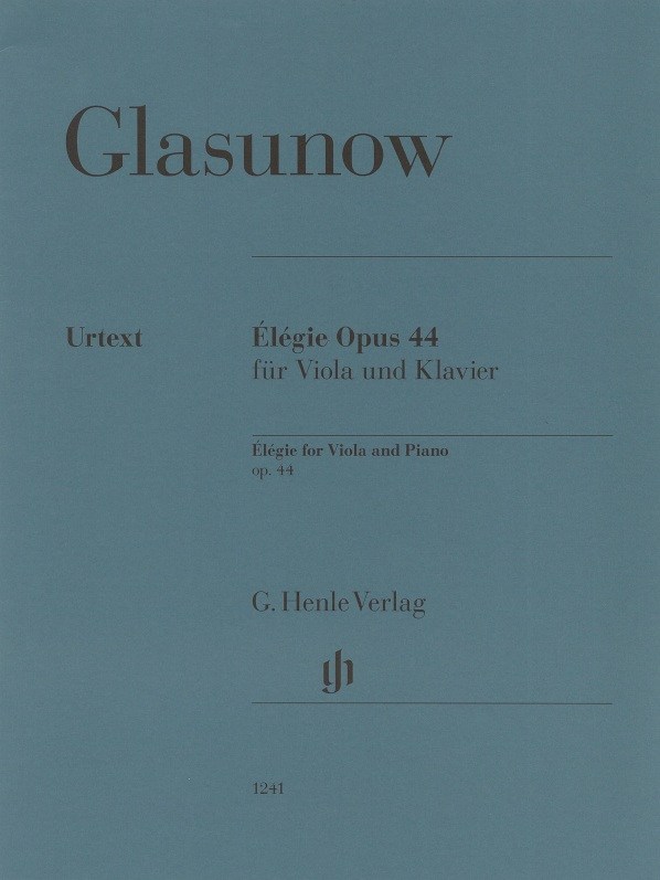 Alexander Glasunow: Élégie Op. 44