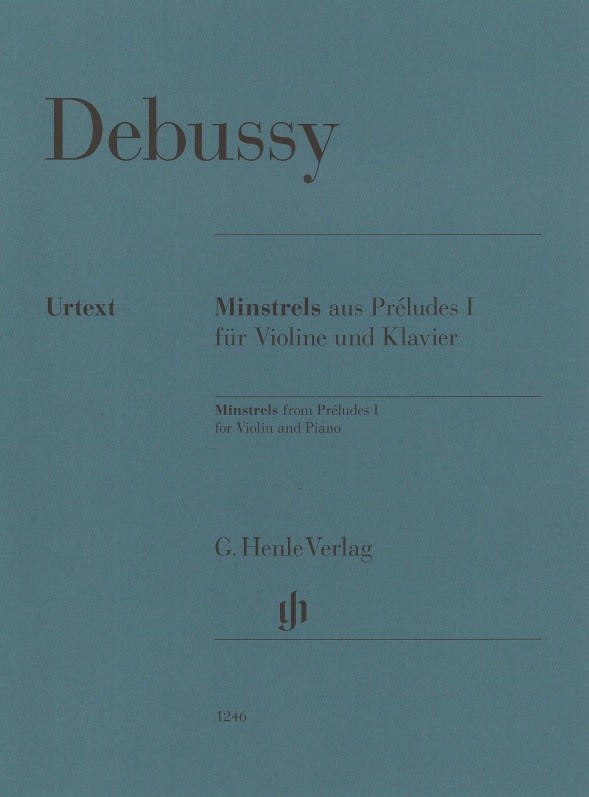 Claude Debussy: Minstrels From Préludes I For Violin And Piano