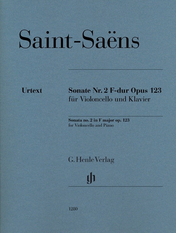 Camille Saint-Saëns: Sonata For Violoncello And Piano No. 2 In F Op. 123
