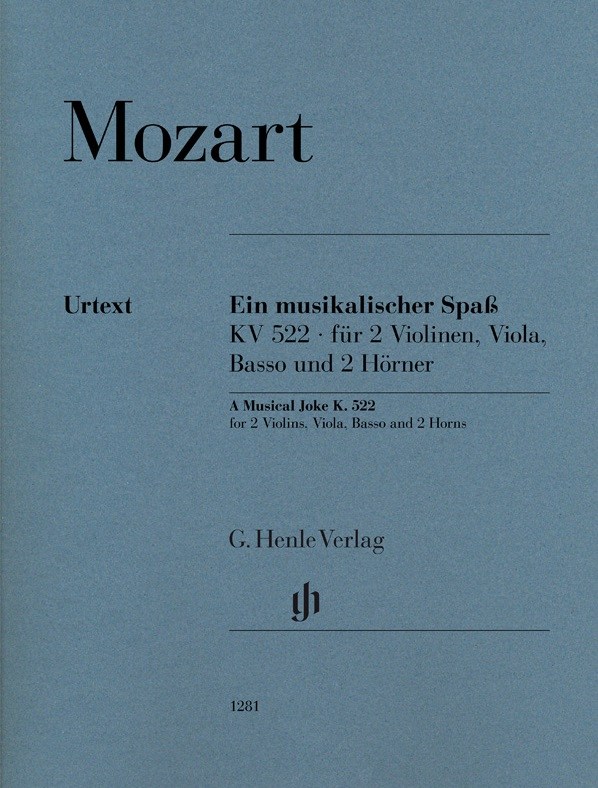 Wolfgang Amadeus Mozart: A Musical Joke K. 522 (Parts)