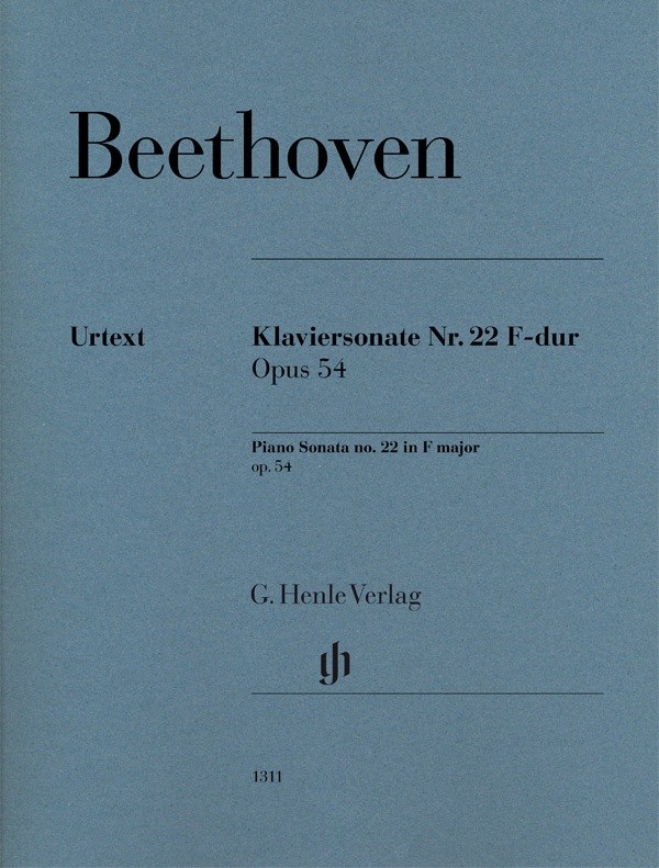 Ludwig Van Beethoven: Piano Sonata No. 22 In F Op. 54