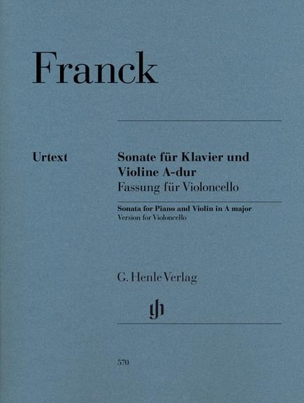 Franck Sonata Pf/Vln A Maj Vlc/Pf Bk