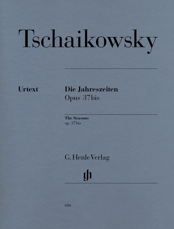 Pyotr Ilyich Tchaikovsky: The Seasons Op.37bis (Tjajkovskij årstiderne) - Piano Solo (Henle Urtext)