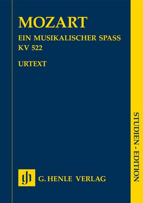 Wolfgang Amadeus Mozart: A Musical Joke K. 522 (Study Score)