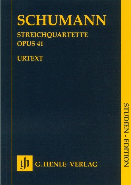 Robert Schumann: String Quartets Op. 41 (Study Score)