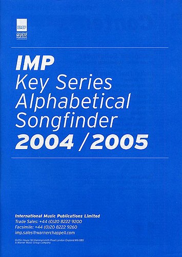 Imp Key Series: Alphabetical Songfinder 2004