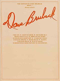 The Genius Of Dave Brubeck Book 1 Piano Solos