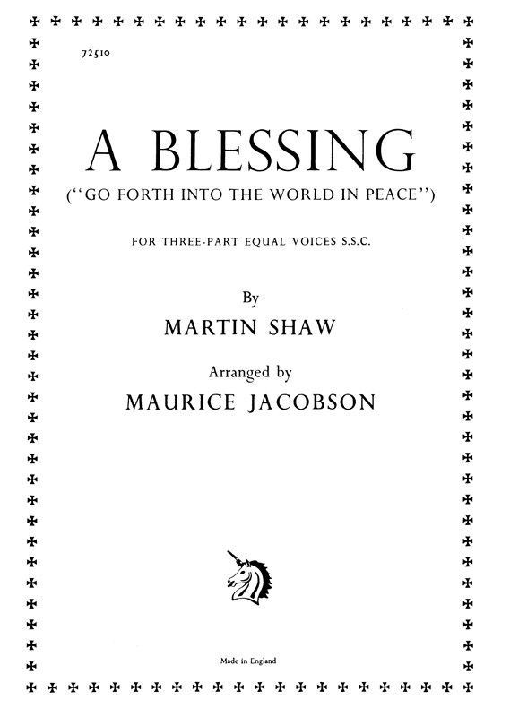 Martin Shaw: A Blessing (SSA)