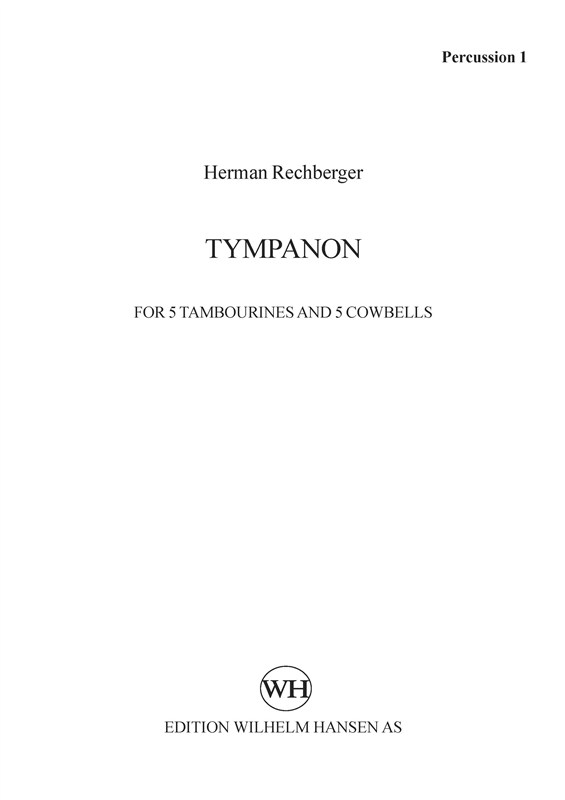 Herman Rechberger: Tympanon (Parts)