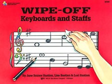 Bastien: Wipe-Off Keyboards And Staffs