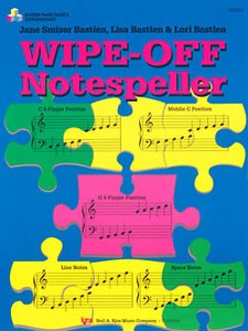 Bastien Piano Basics: Wipe-Off Note Speller