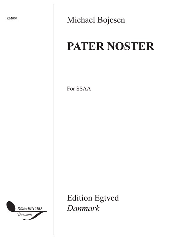 Michael Bojesen: Pater Noster (Score)