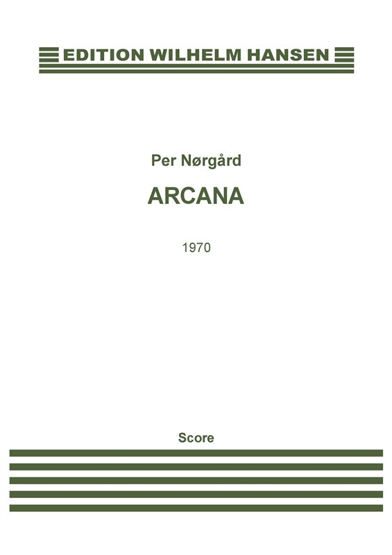 Per Nørgård: Arcana (Score)