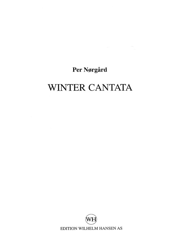 Vinterkantate, Kopi