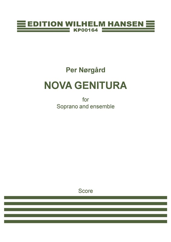 Per Nørgård: Nova Genitura (Score)
