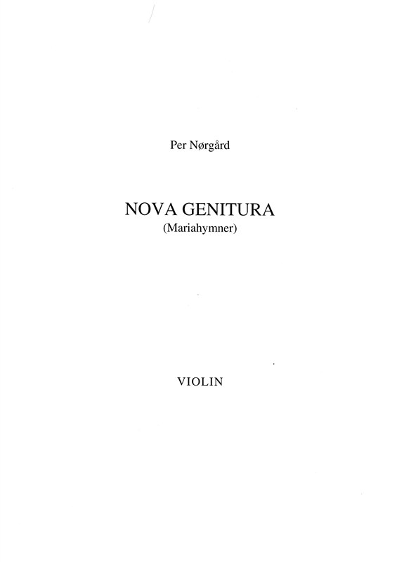 NOVA GENITURA