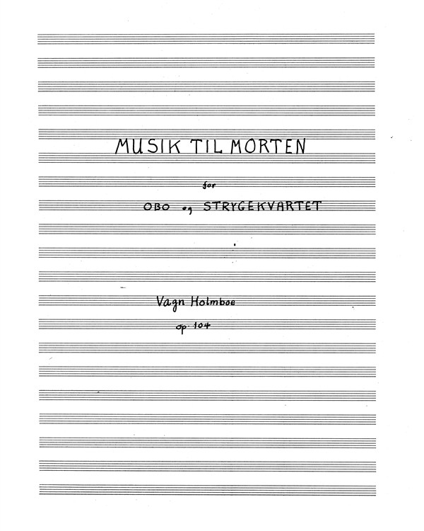 Musik Til Morten Op. 104