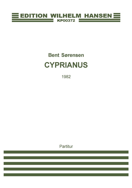 Cyprianus Partitur, Kopi