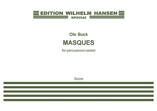 Buck Masques (6 Percussion Groups) Score