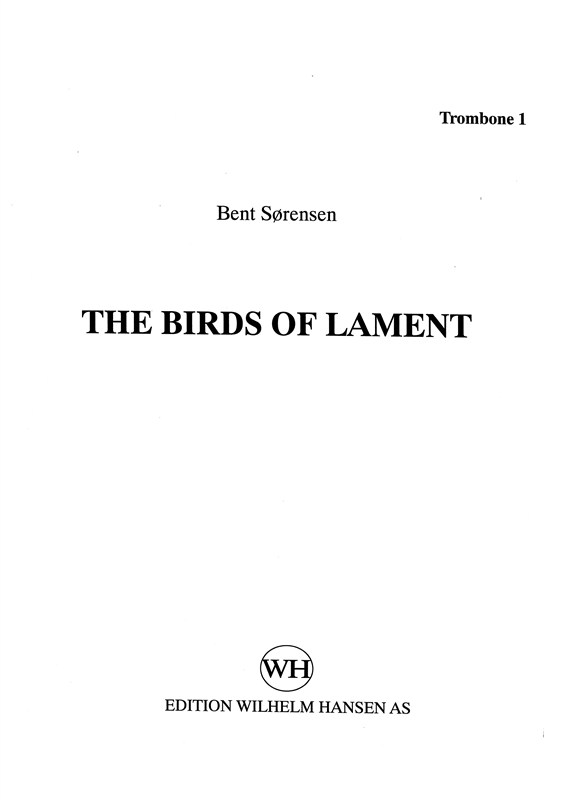 The Birds Of Lament Stem., Kopi