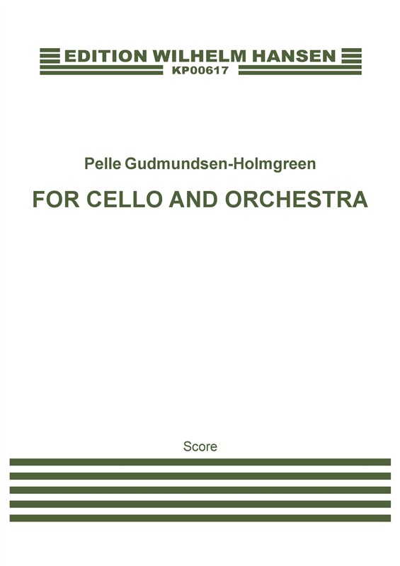 For Cello And Orchestra, Kopi