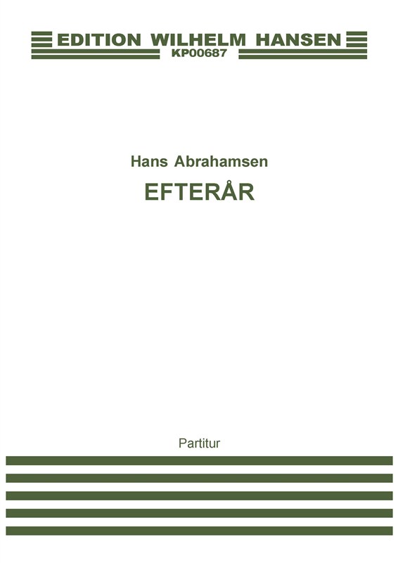Efterar - Partitur, Kopi